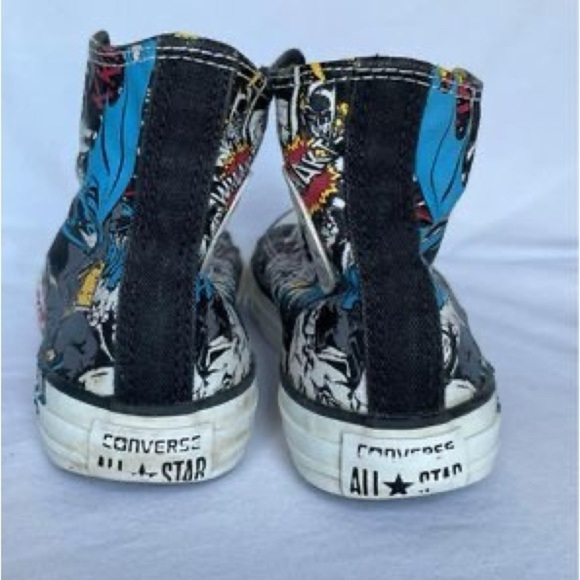 Kids High-Top Sneakers with Superhero Design - Picture 3 of 5